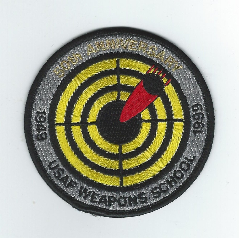 USAF WEAPONS SCHOOL 50 YEAR ANNIVERSARY 1949-99 patch