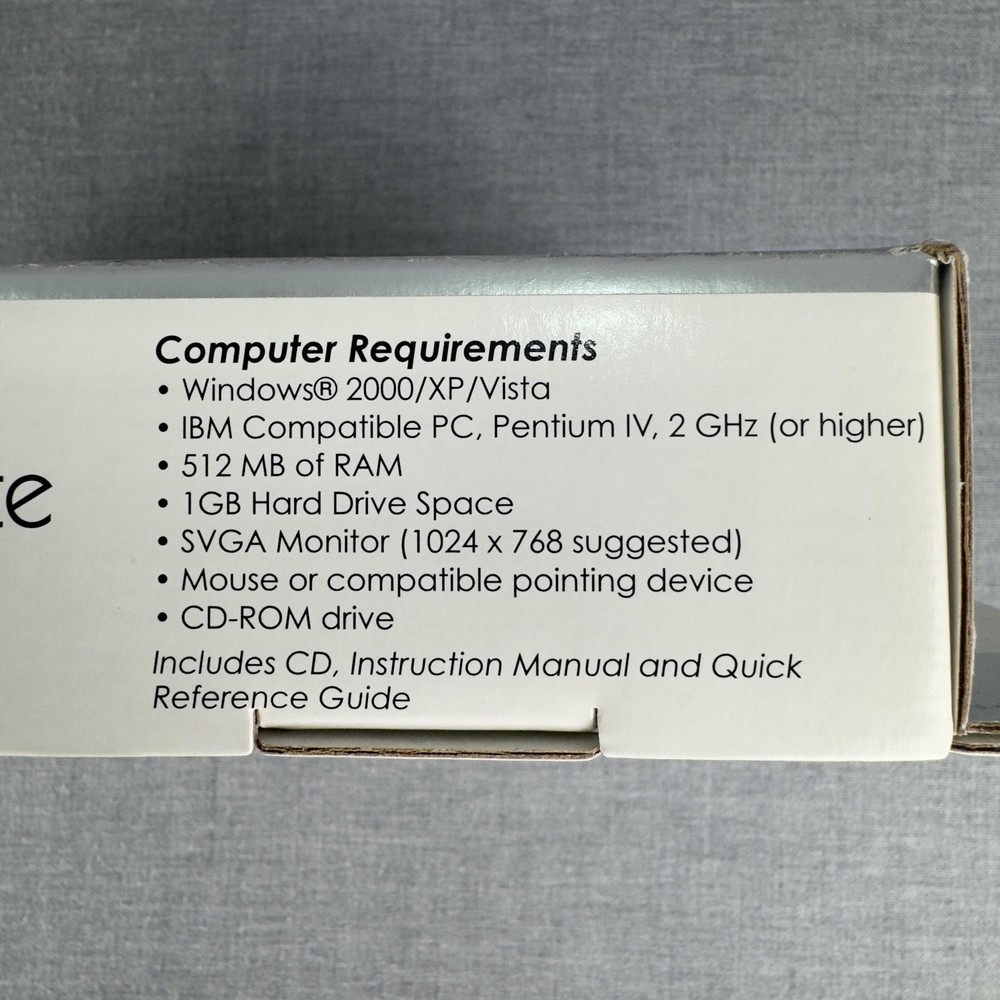 Designer's Gallery MasterWorks lite Embroidery Digitizing Software Windows CD