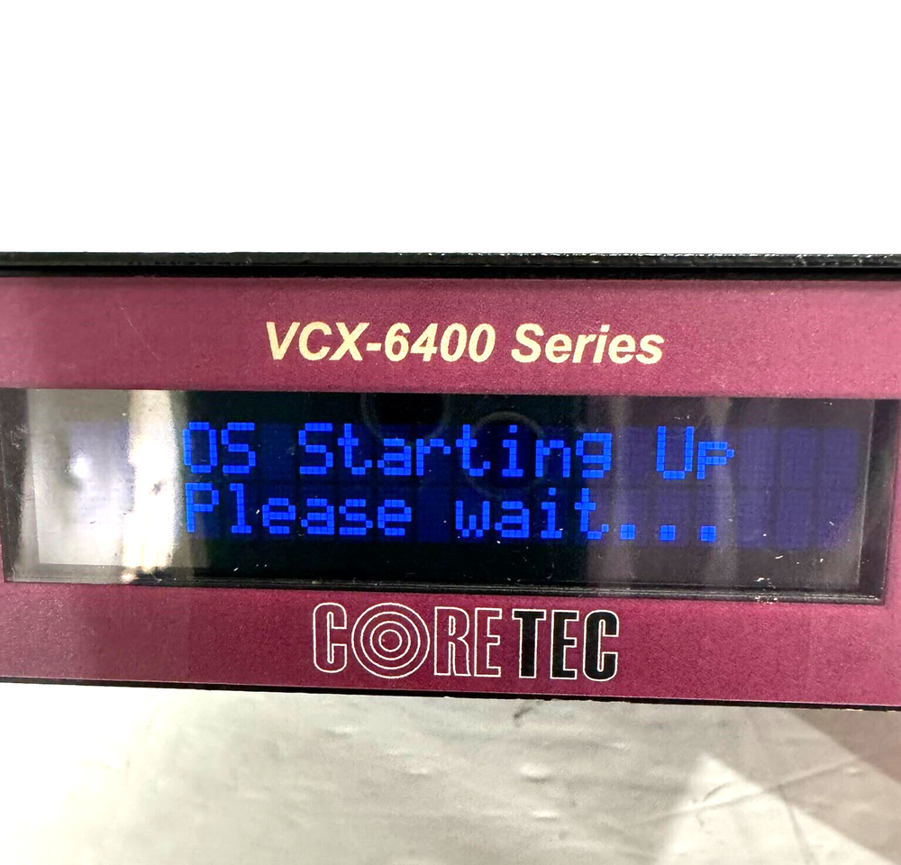 Core Tec VCX6400 Series MPEG-2/4 Video ETHERNET ENCODER