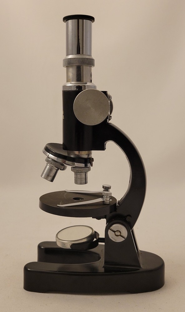 Vintage Precision Optical Co. Microscope Model 300 P with Traveling Case