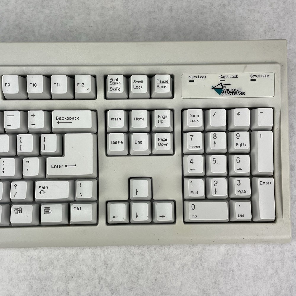 Mouse Systems Classic 104 Keyboard Tested Working