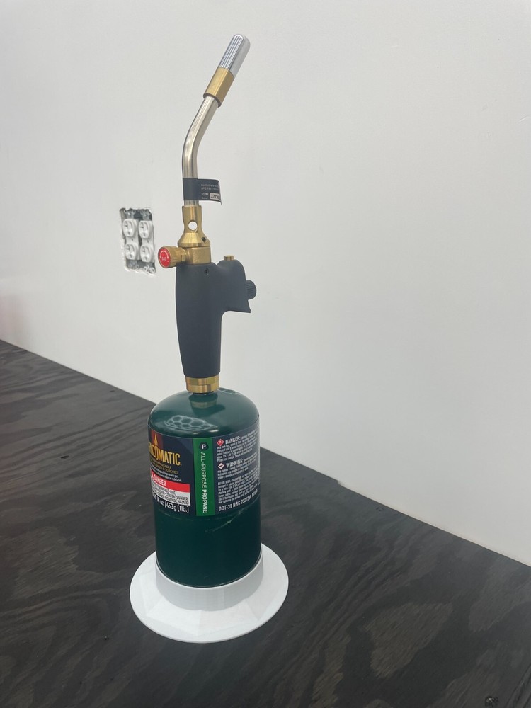Custom 3D-Printed Propane Torch Base for Bernzomatic Tanks