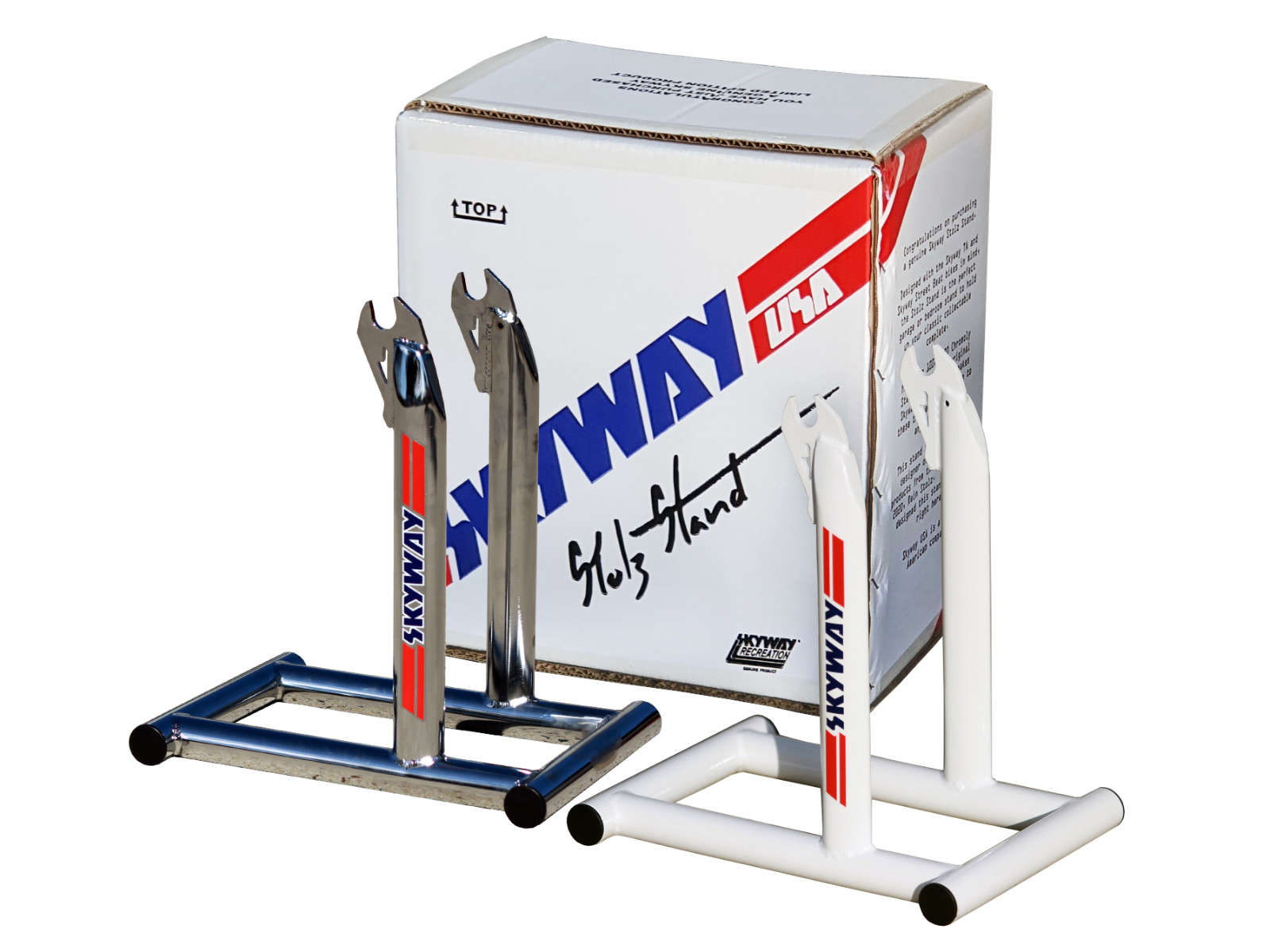 SKYWAY Stolz BMX Stands - White