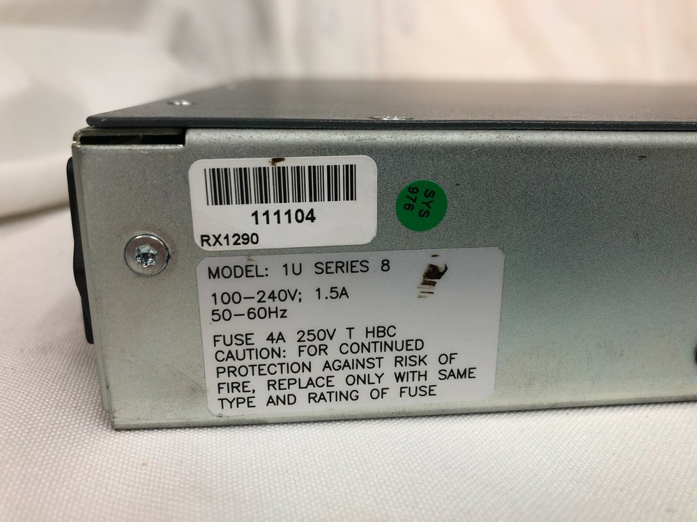 Ericsson Tandberg RX1290 RECEIVER DECODER Model 1U Series 8