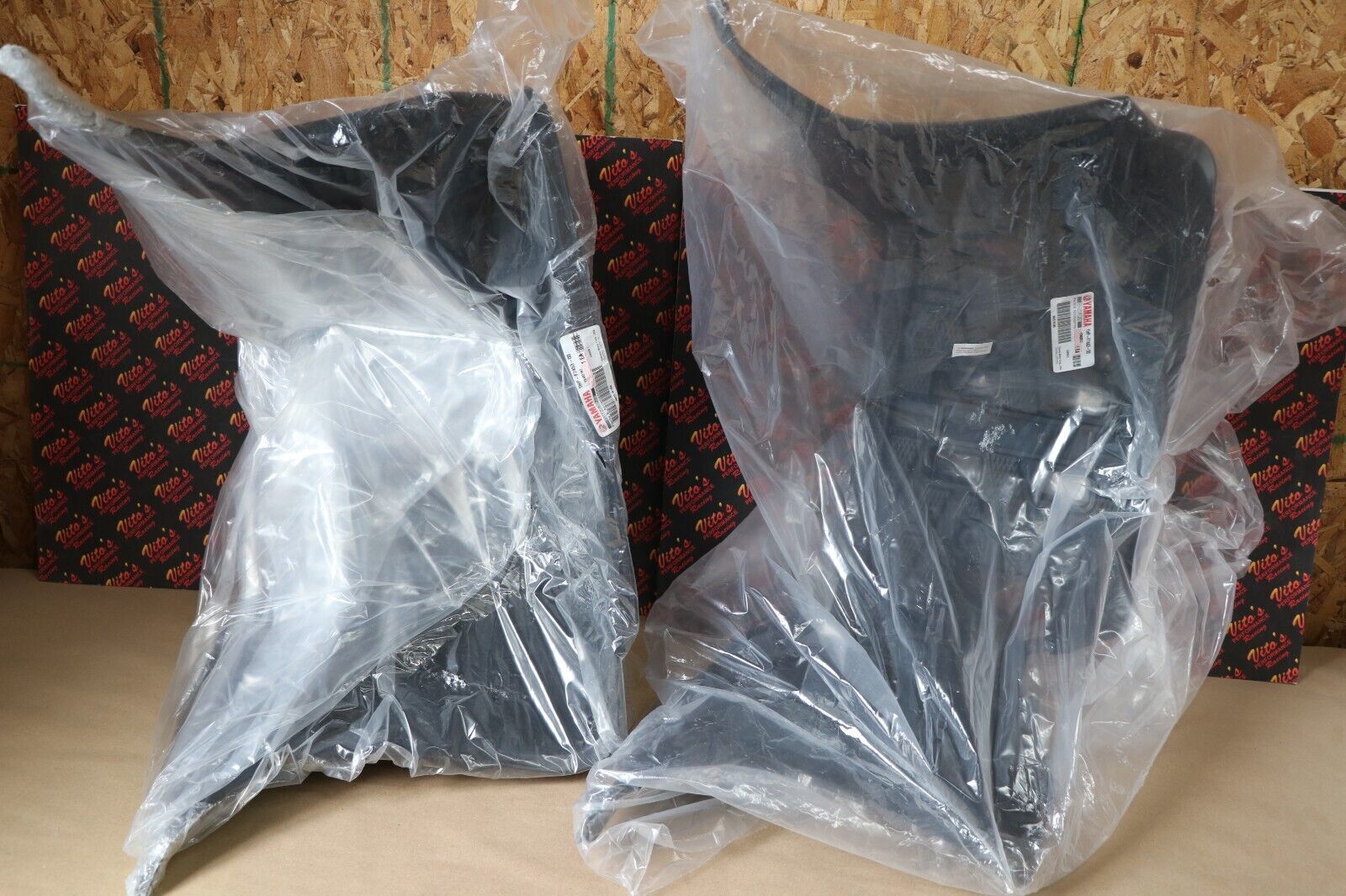 2 x OEM Floorboard footrest footwell guards L+R Yamaha Kodiak Grizzly 550 700