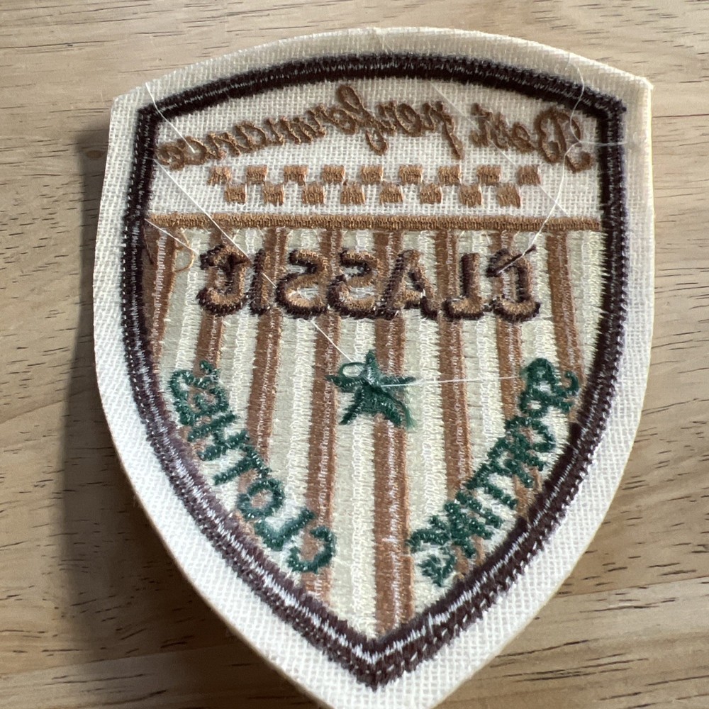 VTG BEST PERFORMANCE CLASSIC SPORTING CLOTHES PATCH NEW