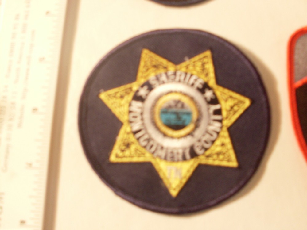 Police Sheriff Security Emblems Patches Embroidered Patch for display only