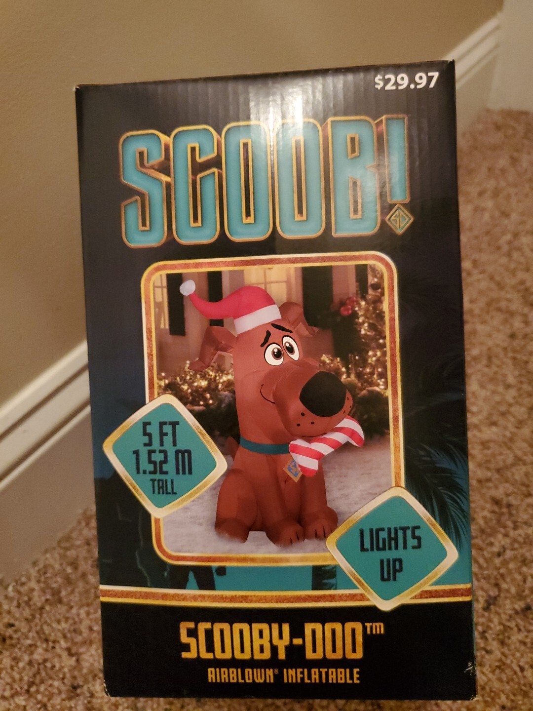 SCOOBy Doo with Bone, Airblown Inflatables 5 Foot Christmas Puppy NIB