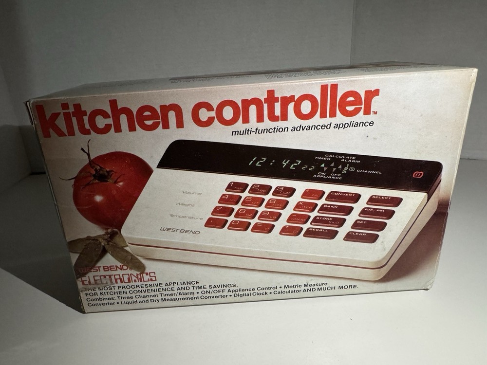Vintage 1981 West Bend Electronics Kitchen Controller Multi-Function Appliance