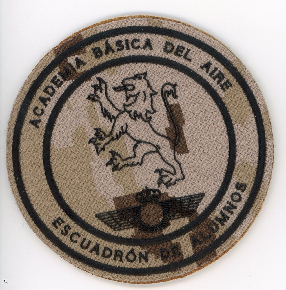 PATCH SPAIN AIR FORCE ZARAGOZA AFB AIR FORCE BASIC ACADEMY DOUBLE VEL BACK