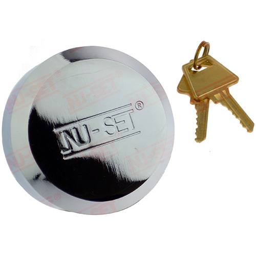 Hidden Shackle Lock Puck Trailer Padlock Solid Steel