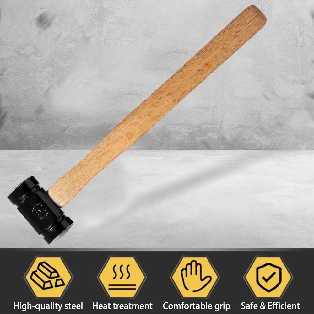 36oz Double Faced Rounding Hammer Blacksmith Farrier Tool