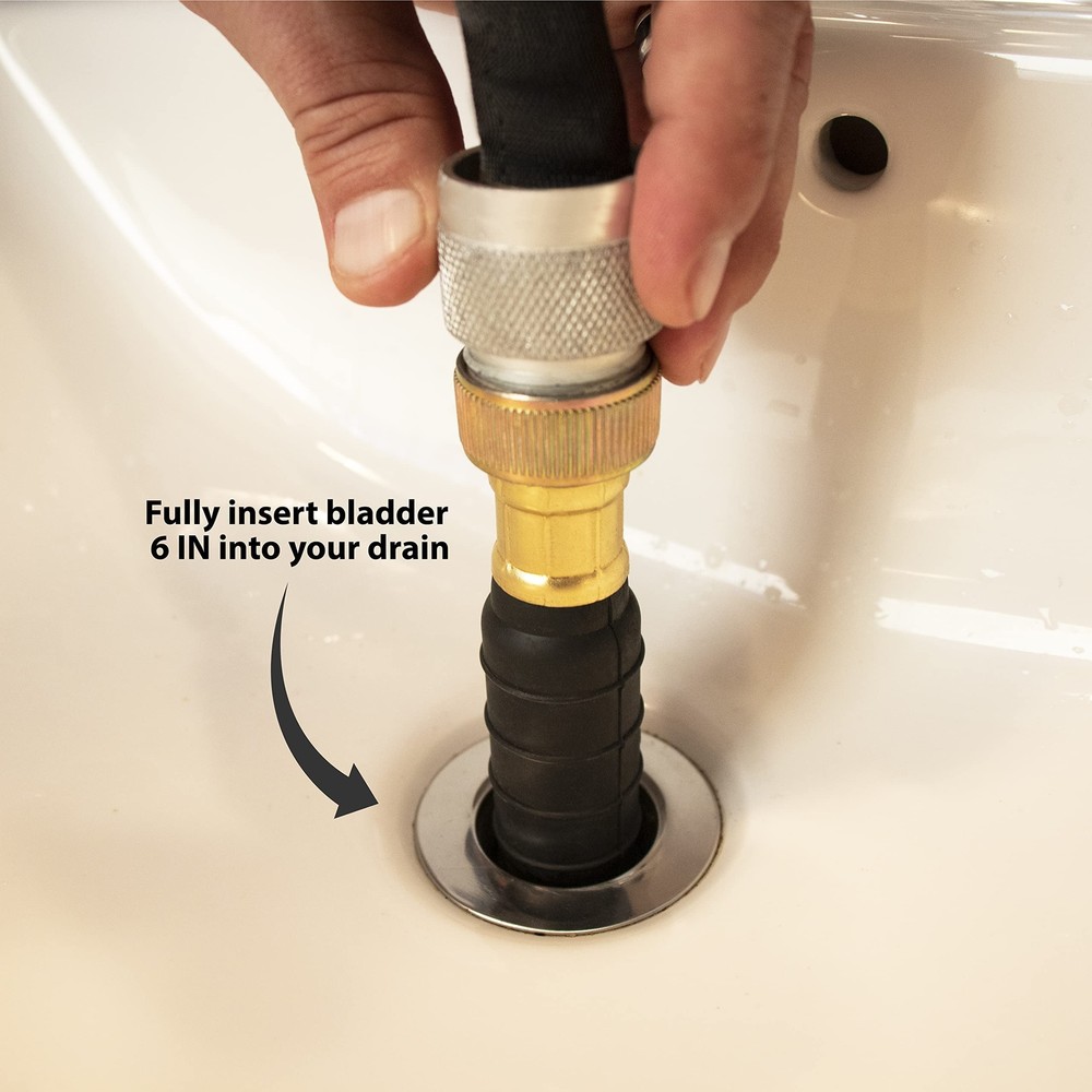 Hydro Pressure Drain Cleaning Bladder, Fits 1