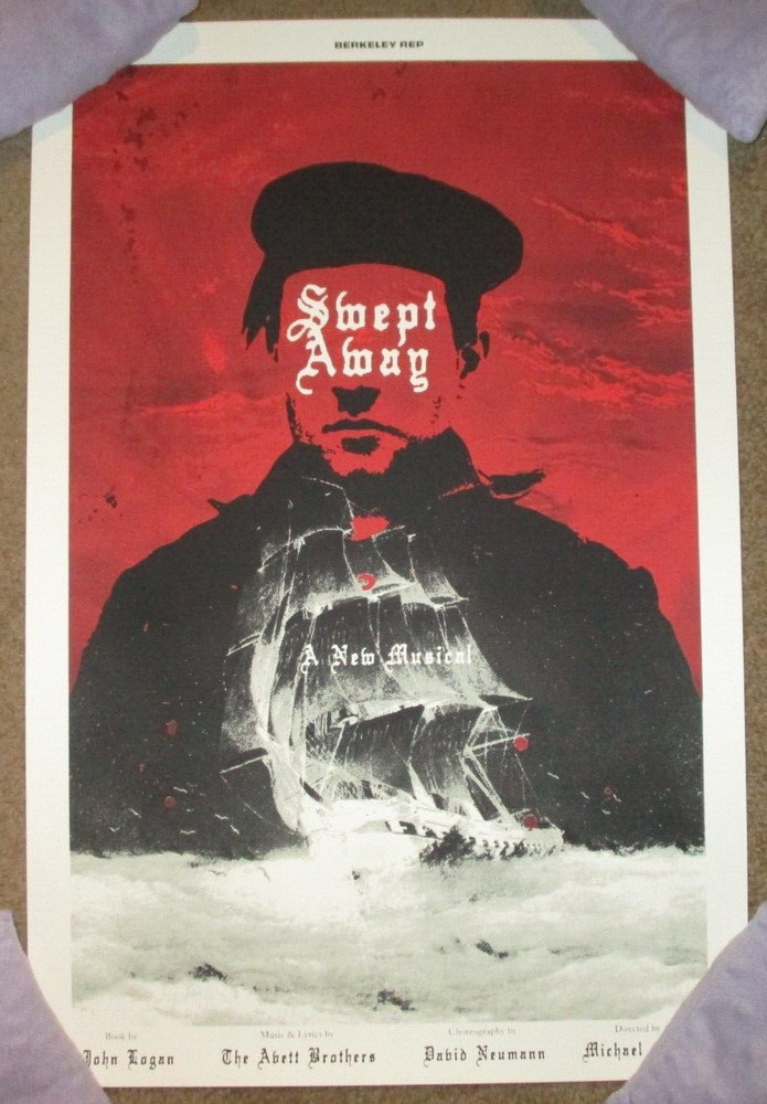 AVETT BROTHERS SWEPT AWAY Berkeley Rep repertory theater concert POSTER print D