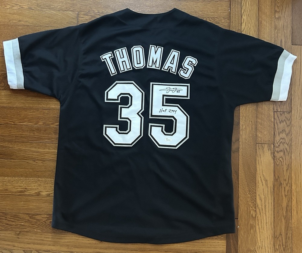 FRANK THOMAS AUTOGRAPH SIGNED JERSEY HOF 2014 CHICAGO WHITE SOX JSA
