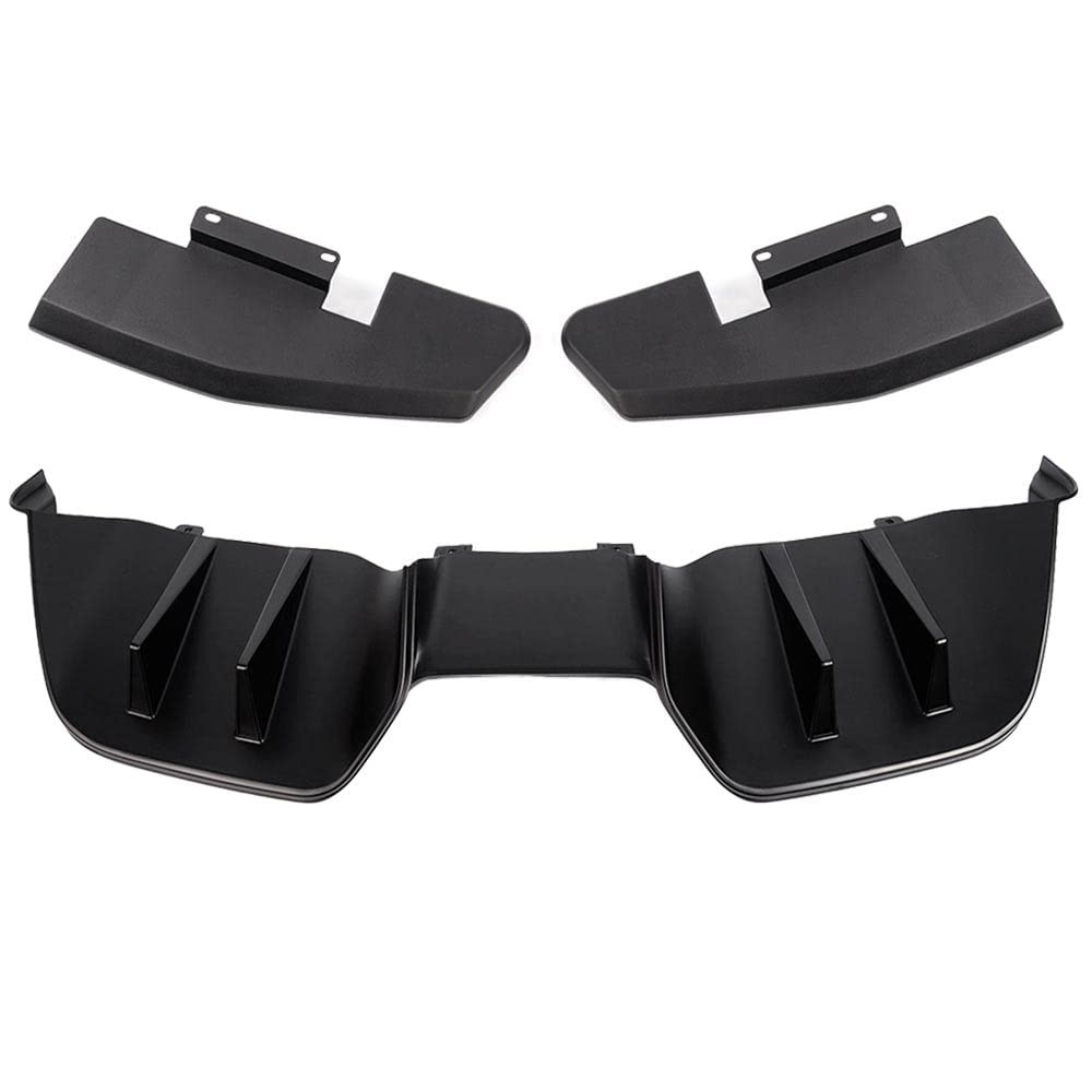 Rear Bumper Lip Diffuser for Mustang 2015-2017 3PCS Set