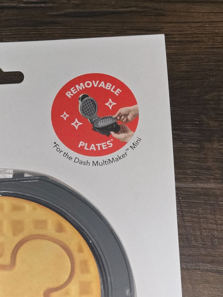 Disney Dash Mickey Mouse Removable Waffle Plates for Mini Maker Set New