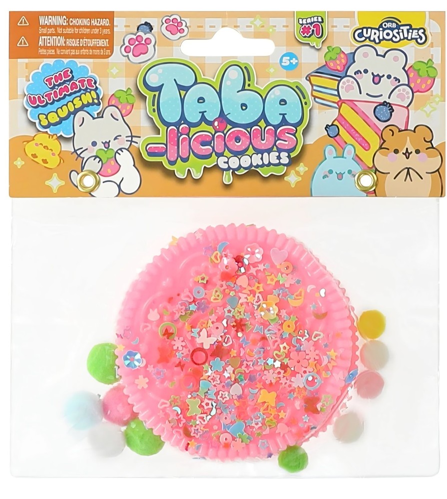 Taba-licious PINK MEGA COOKIE Orb Curiosities Squeeze Toy Taba Squishy FAST SHIP