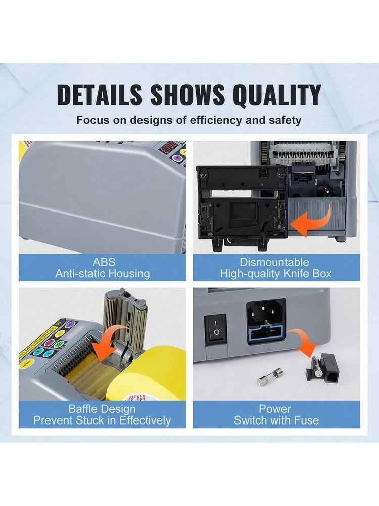 Automatic Tape Dispenser Adhesive Electric Cutter Packaging Machine Cutting