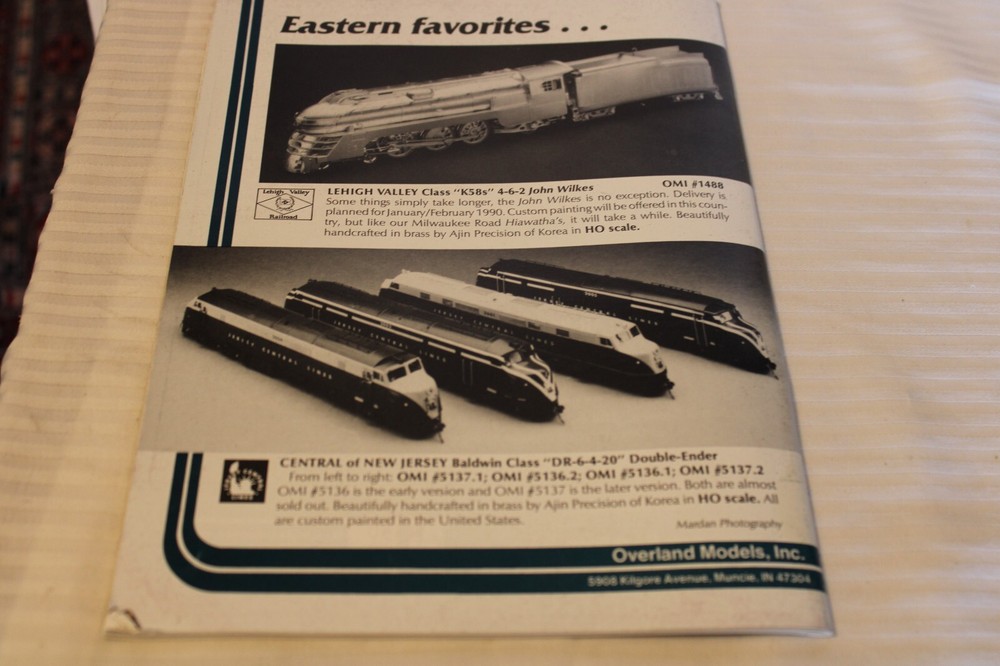 Model Railroading Magazine, February 1990 Issue