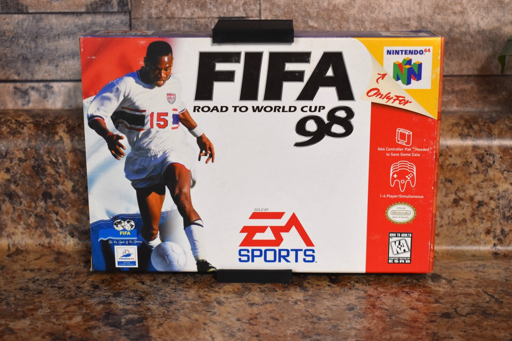 Nintendo 64 box video game Wall Mount Display 2 PK