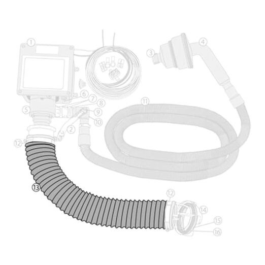 70421 3" SANI-CON Inlet Hose