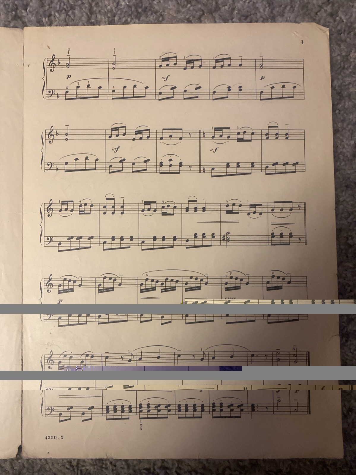 Antique 1903 Piano Sheet Music “ The Song Of The Katydid”