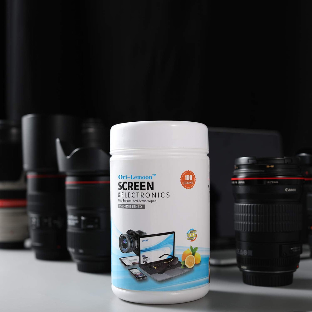 Monitor Wipes, Pre-Moistened Computer Screen Wipes for Electronics, Computer Mon