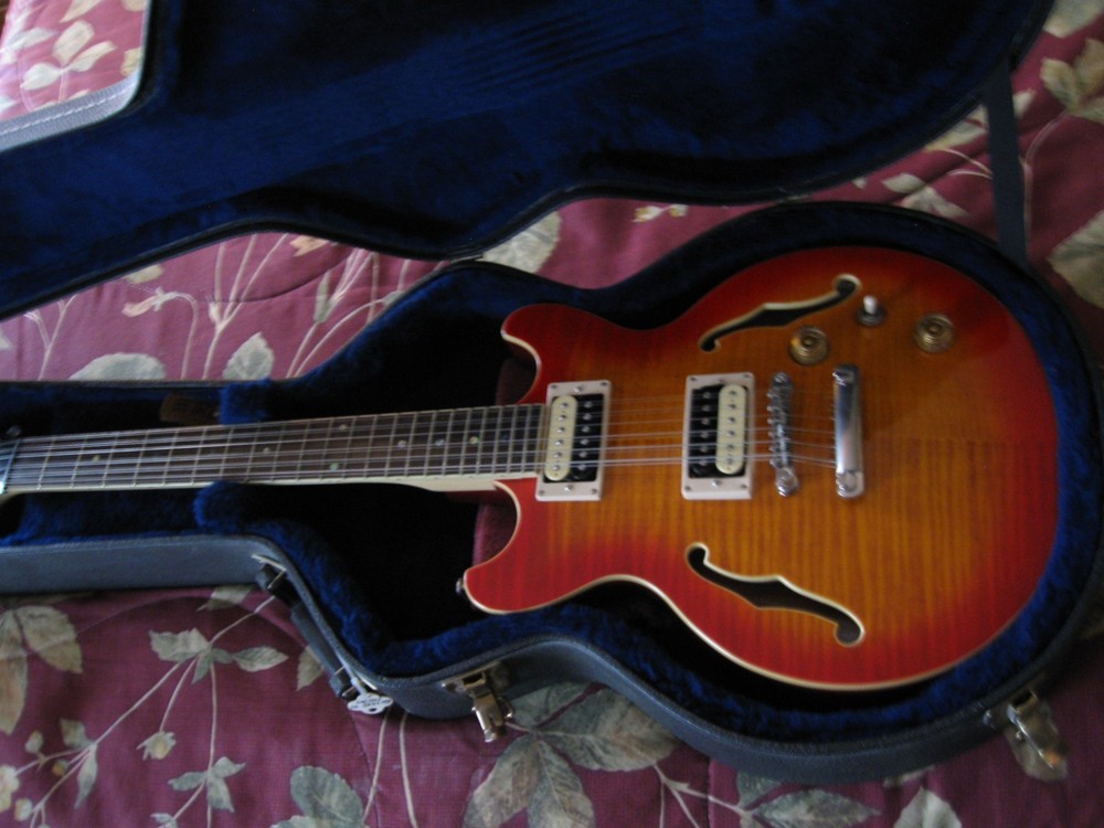 DEAN BOCCA 12 STRING ELETRIC GUITAR & HARDSHELL CASE