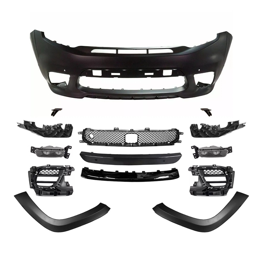 Front Complete Bumper w/ Running Light Fits Jeep Grand Cherokee SRT8（2017-2021 ）
