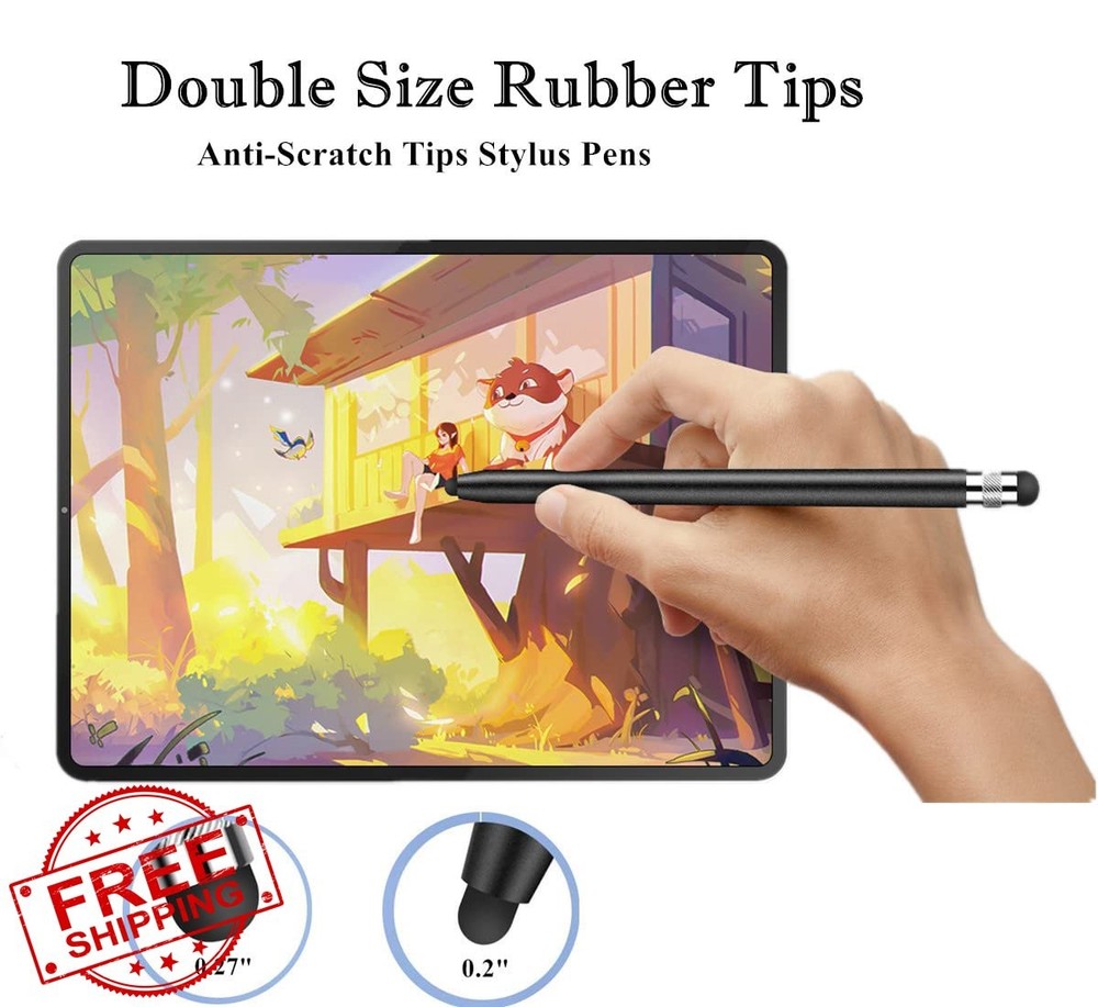 Smozer Stylus Pens 4-Pack Touch Screen Capacitive + 8 Tips