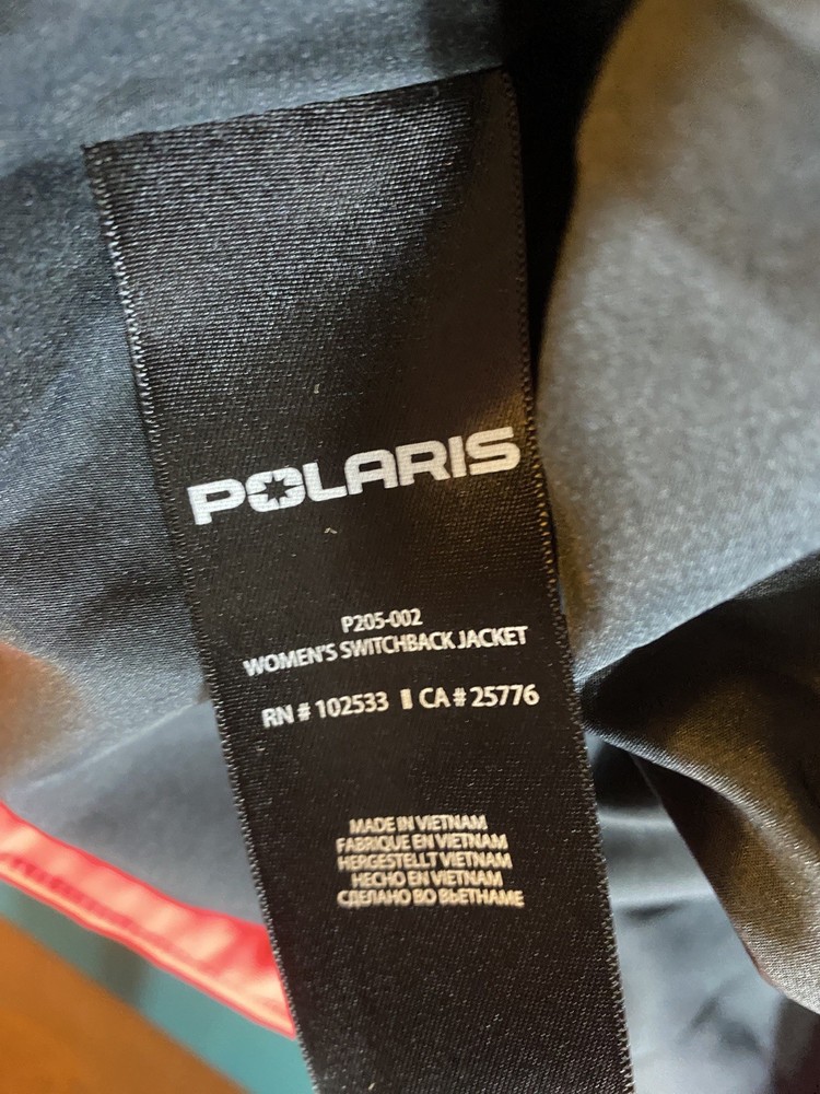 Polaris Women's TECH54 Switchback Jacket W/ Removable Lining Size Medium