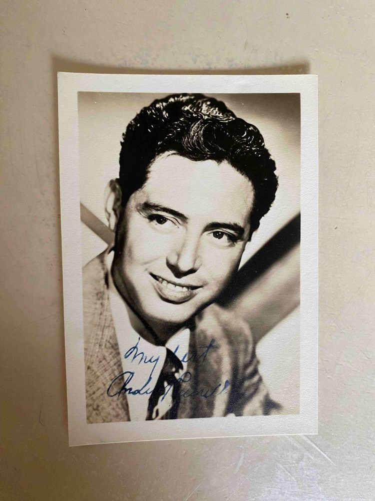 Andy Russell SIGNED 3.5 X 5 Still 1940's!