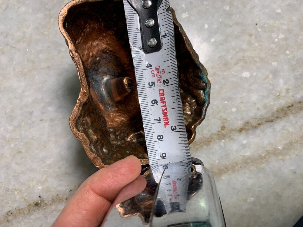 Copper Bronze Base Mount Stand Rack Holder Rock Rocks Mountain Ledge Volcano
