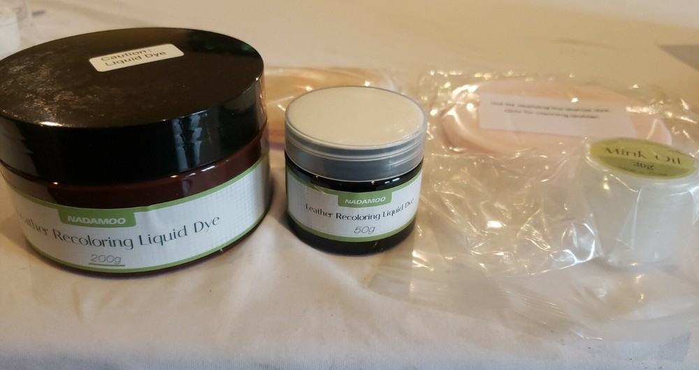 Nadamoo Leather Recoloring Liquid Dye Dark Brown