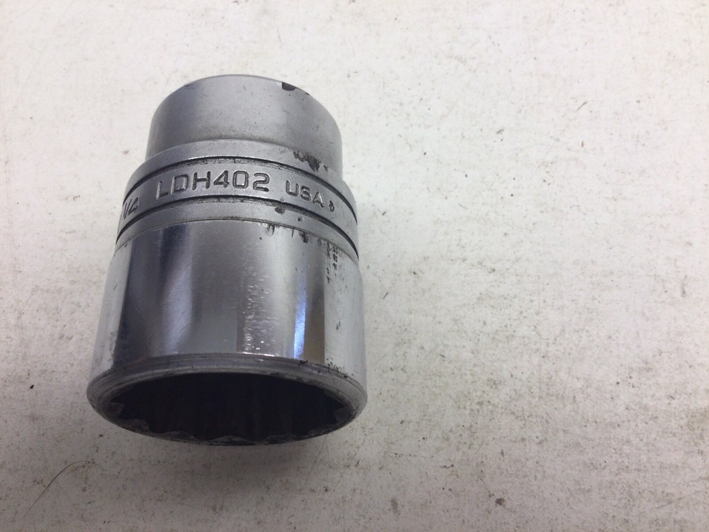Snap On 3/4” Drive 12 Point 1 1/4” DLH402 Socket