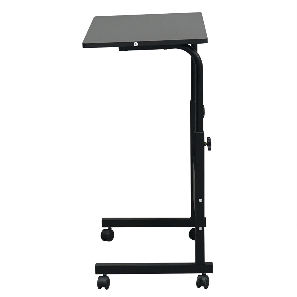 Rolling Laptop Desk Adjustable Notebook Computer Stand Bed Sofa Table Food Tray