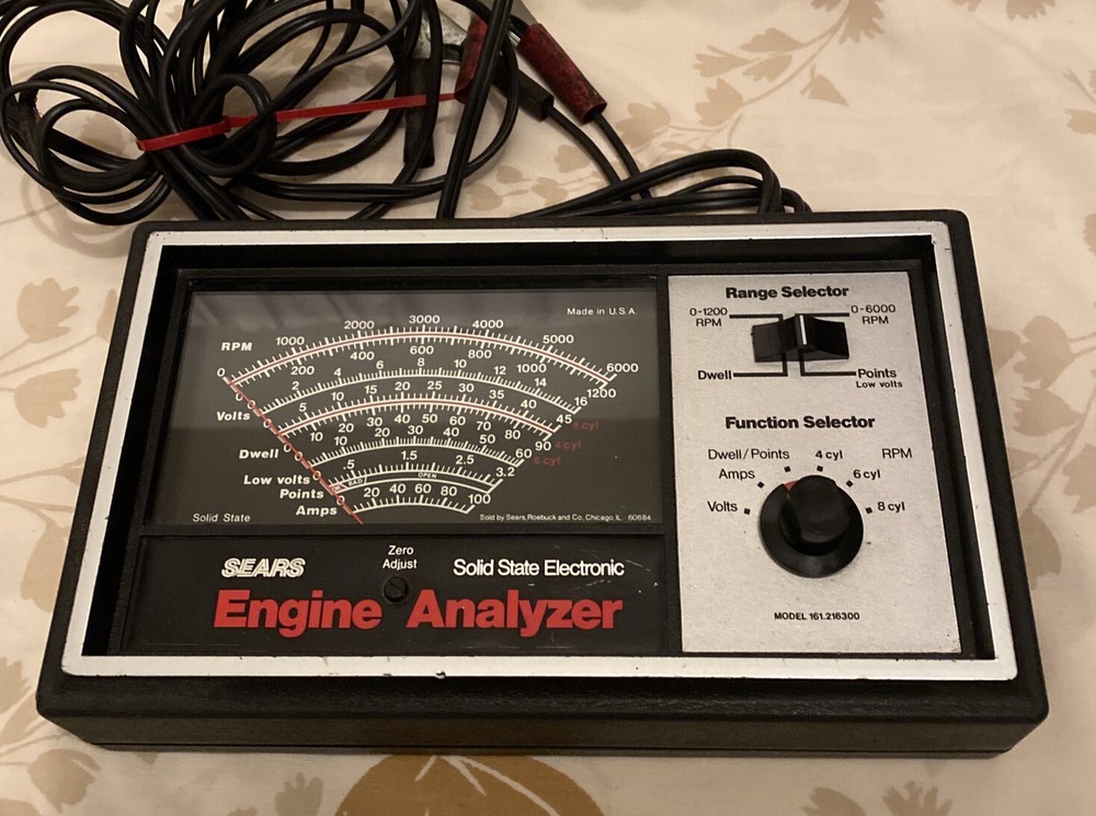 VTG sears solid-state electronic engine analyzer