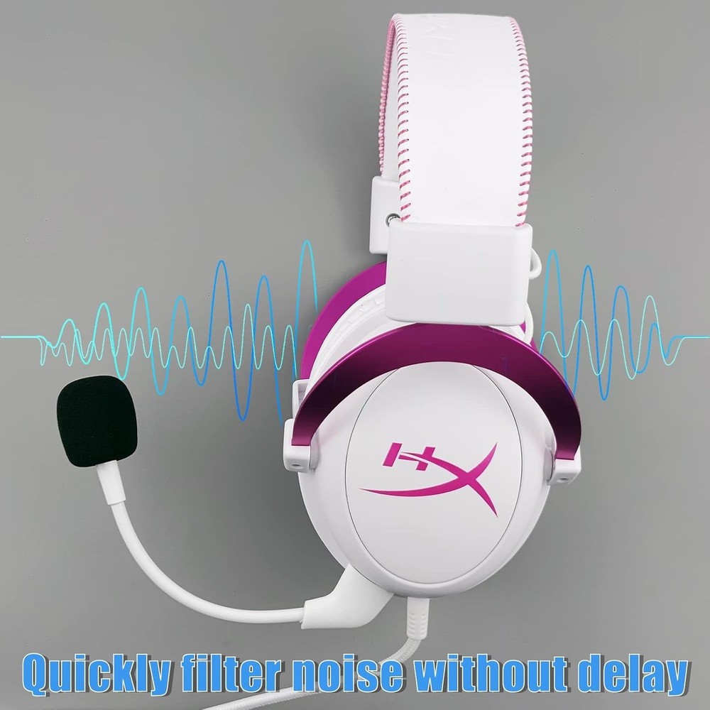 Noise-Cancelling Mic Boom for HyperX Cloud II/Core - 2nd Gen Straight Jack
