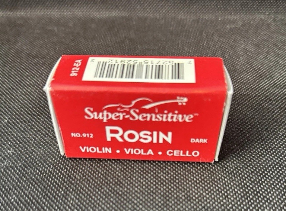 Block Rosin Dark Super Sensitive 912-EA for Violin, Viola, Cello