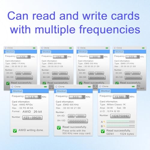 XIXEI X7 NFC RFID Card Copier Reader Writer Duplicator for Mulit Frequency...