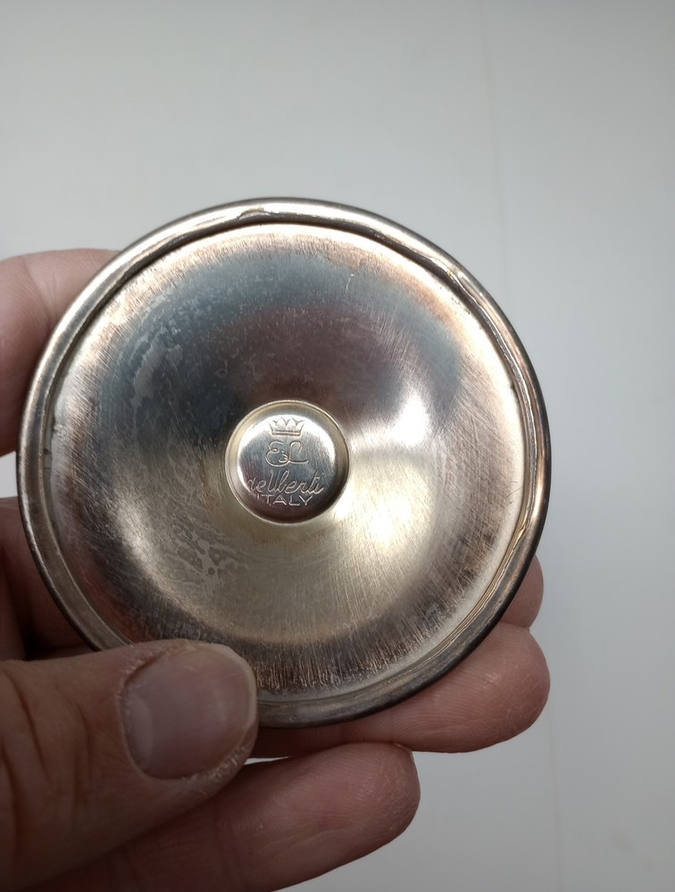 Vintage Pair Of Vintage EL de Uberti Goblets Silver Plated