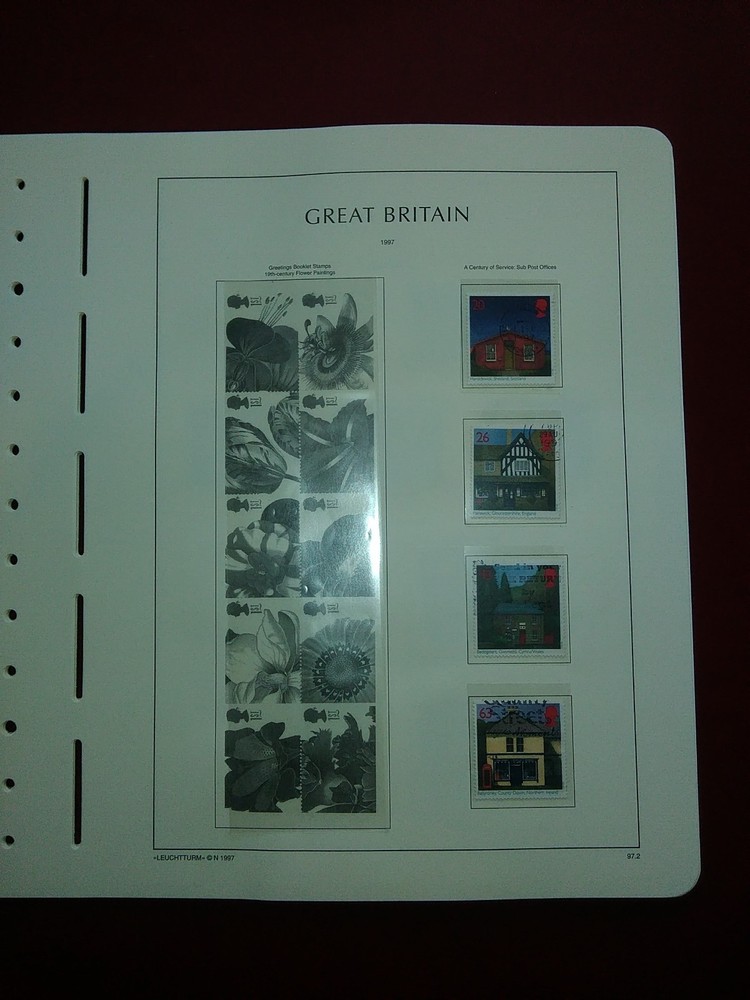 LIGHTHOUSE Commemorative Hingeless album pages Great Britain 1991-1999 Used