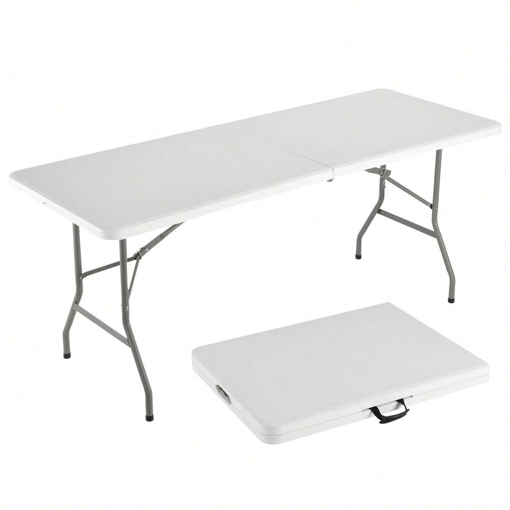 4FT Plastic Folding Table, Shooting Table, HDPE Portable Picnic Table-FGQA
