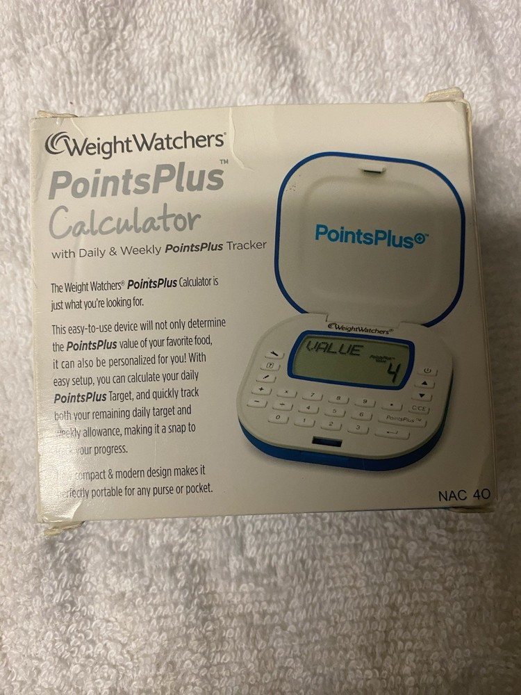 Weight Watchers Points Plus Calculator Tracker- Manuals In Box . Open