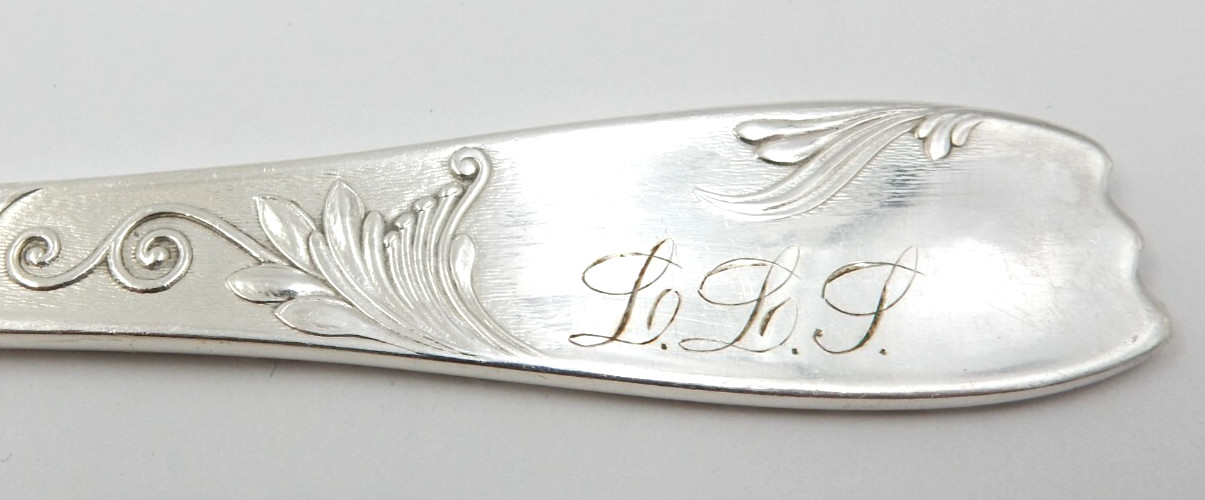 ANTIQUE 1887 GORHAM ROYAL SILVERPLATE VICTORIAN 7-1/2" BUTTER KNIFE, WITH MONO