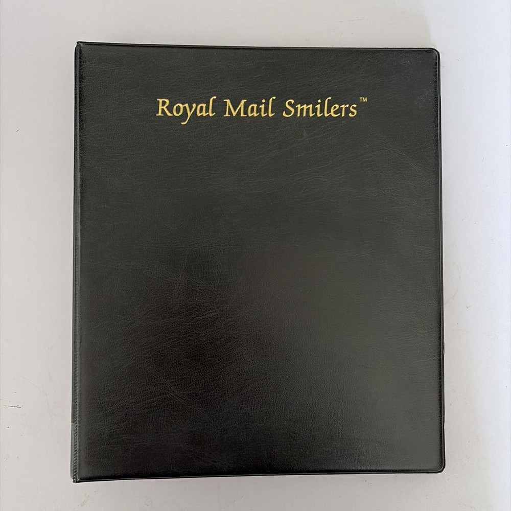 Royal Mail Smilers Luxury Padded Album, CS1-5, 7-12, 2000-2002, Used. No Stamps