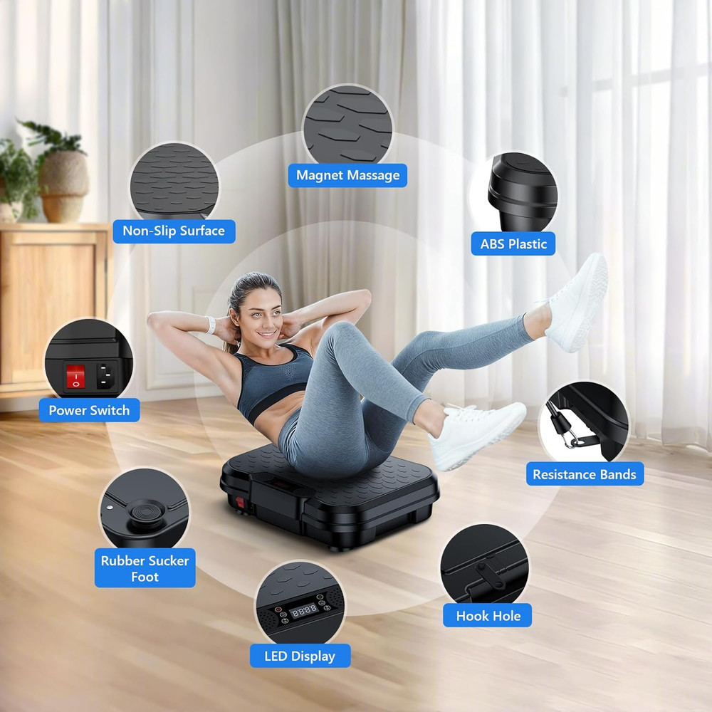 Vibration Exercise Plate for Full Body Workout, Shake Plate, Home Use
