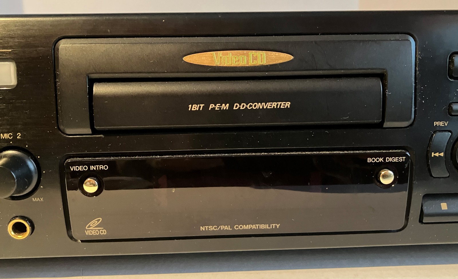 RSQ-SV222 Video CD VCD Karaoke Player With Power Cord No Remote