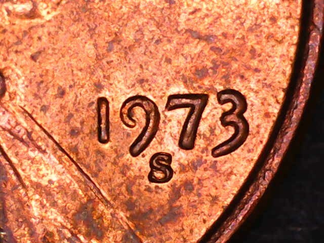 1973 s over s one cent double die